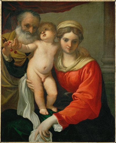 Madone avec des cerises ... - Annibale Carracci