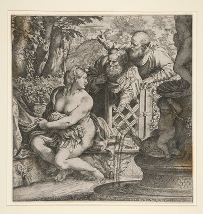 Suzanne et les vieillards - Annibale Carracci