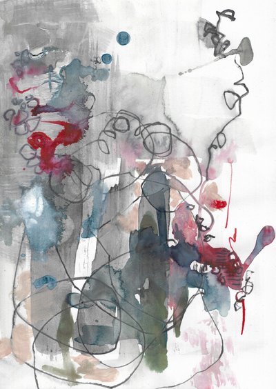Lignes fluides abstraites - Annick