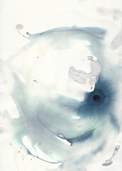 Bleu éthéré délavé - Annick