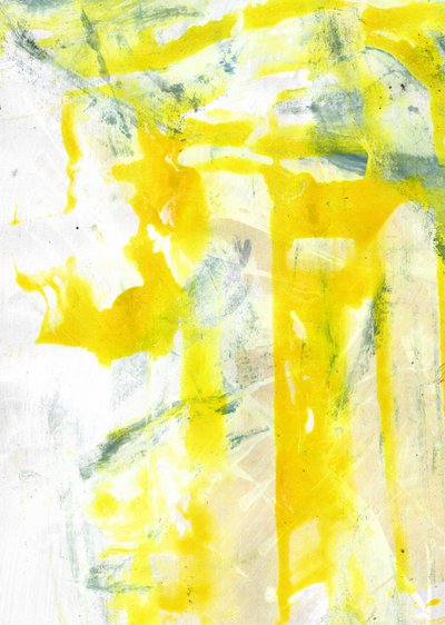 Abstrait jaune moderne - Annick