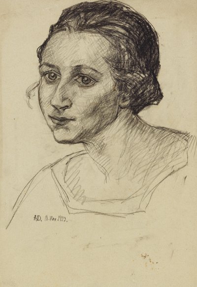 Portrait de dame - Anny Dollschein