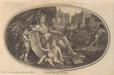 Architecture (série: Le Cabinet des Beaux Arts) - Anonymous