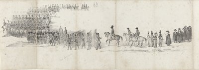 Funérailles du feu roi Guillaume II à Delft le 4 avril 1849 - Anonymous