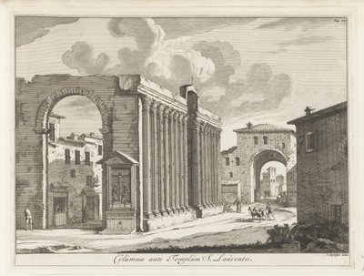 Colonnade de San Lorenzo à Rome - Anonymous