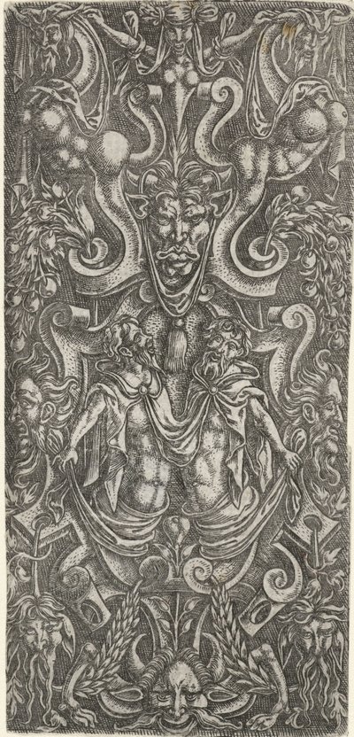 Construction de grotesques avec deux hommes - Anonymous
