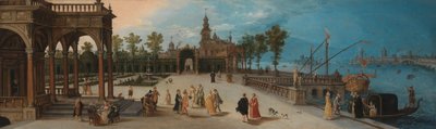 Fête dansante dans la cour d