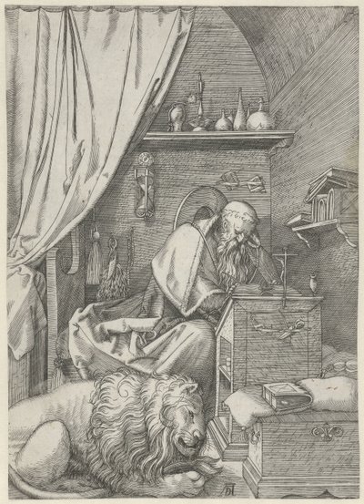 Saint Jérôme dans son étude - Anonymous