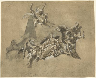 La glorification de Marie-Thérèse (?) - Anonymous