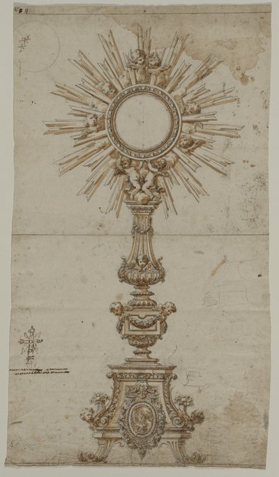 Conception pour une monstrance - Anonymous