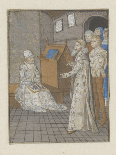 Un roi raconte son histoire à Boccace (Les aventures des hommes et des femmes nobles) - Anonymous