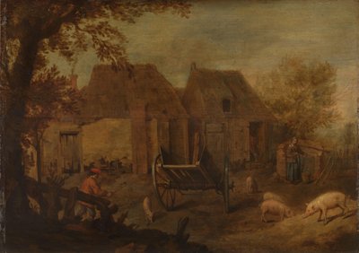 Cour de ferme - Anonymous