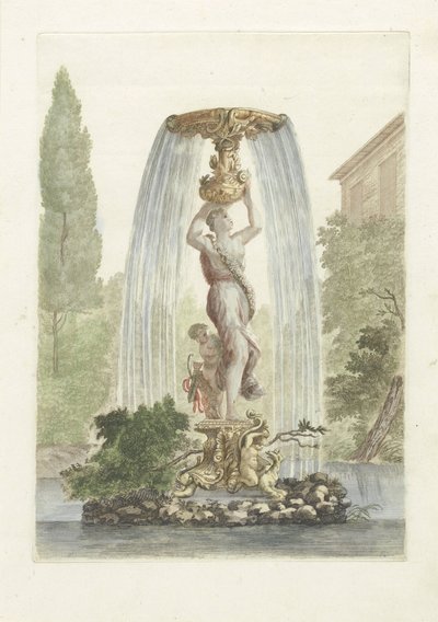 Fontaine avec Vénus et Amour - Anonymous