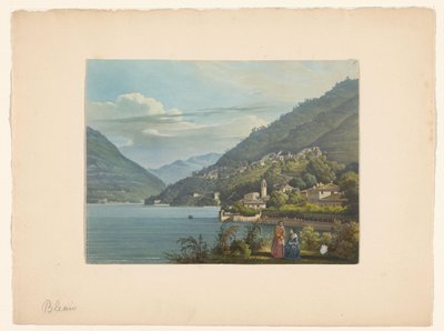 Vue de Blevio sur le lac de Côme - Anonymous