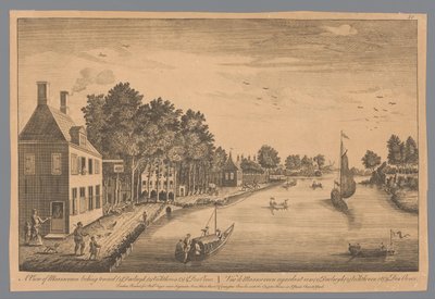 Vue de Maarseveen regardant vers Daelwyk, Vechthoven et Den Oever - Anonymous
