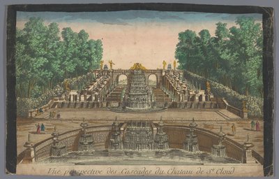 Vue des cascades du Château de Saint-Cloud - Anonymous