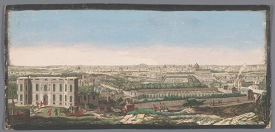 Vue de la ville de Paris depuis l