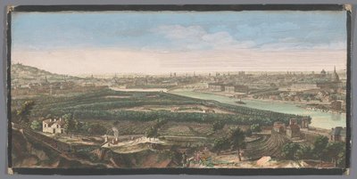 Vue générale de la ville de Paris, prise de la hauteur du village de Chaillot - Anonymous