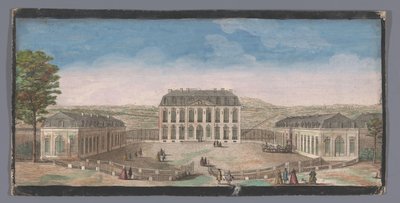 Vue de la façade du Château de Belle-Vue à Meudon - Anonymous