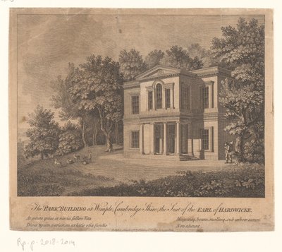 Vue sur un bâtiment du domaine de Wimpole Estate - Anonymous
