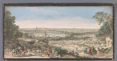 Vue de la Maison Royale de Saint-Louis à Saint-Cyr Vue du paysage et de la Maison Royalle de St. Cir - Anonymous