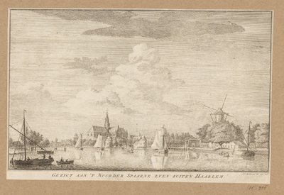 Vue sur le Noorder Spaarne près de Haarlem - Anonymous