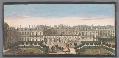 Vue du Palais Royal à Paris - Anonymous