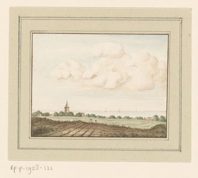 Vue du village de Huizen - Anonymous