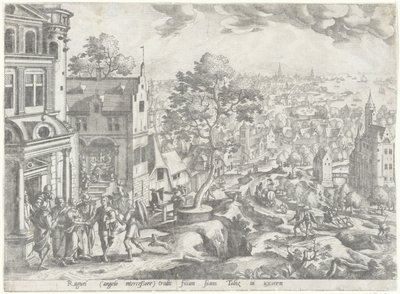 Mariage de Tobie et Sara (Paysages avec scènes de l