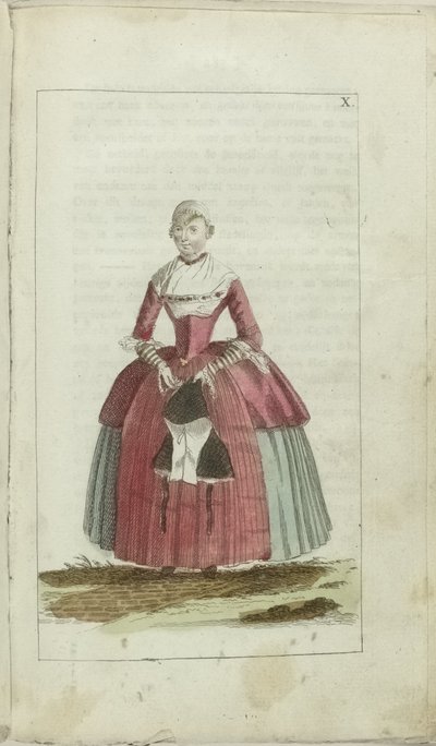 Cabinet de mode et de goût 1791, pl. X - Anonymous