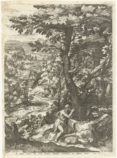 Paysage avec Jean le Baptiste - Anonymous