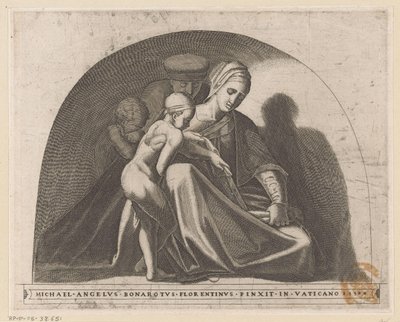 Homme et femme avec deux enfants - Anonymous