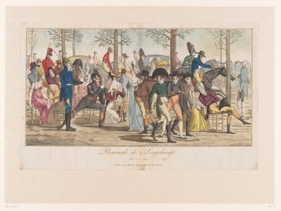 Défilé à Longchamp (Promenade de Longchamp An. X - 1802) - Anonymous