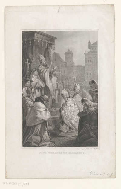 Pape Urbain II à Clermont-Ferrand, 1095 - Anonymous