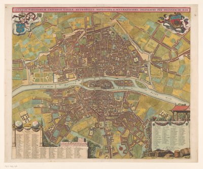 Plan de Paris - Anonymous