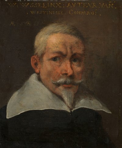 Portrait de Willem Usselinx, marchand et fondateur de la Compagnie néerlandaise des Indes occidentales - Anonymous