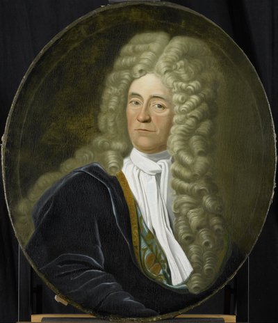Portrait de Willem van Hogendorp, Directeur de la Chambre de Rotterdam de la Compagnie néerlandaise des Indes orientales, élu en 1692 - Anonymous