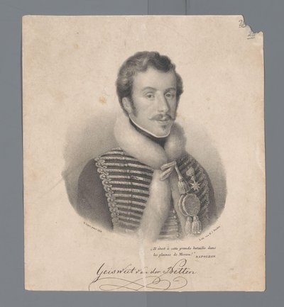 Portrait de Cornelius Anthonius Geisweit van der Netten - Anonymous