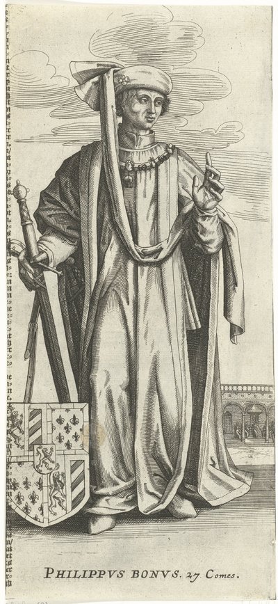 Portrait de Philippe le Bon (Philippvs Bonvs 27 Comes) - Anonymous