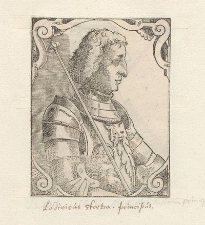 Portrait de Ludovico Sforza - Anonymous