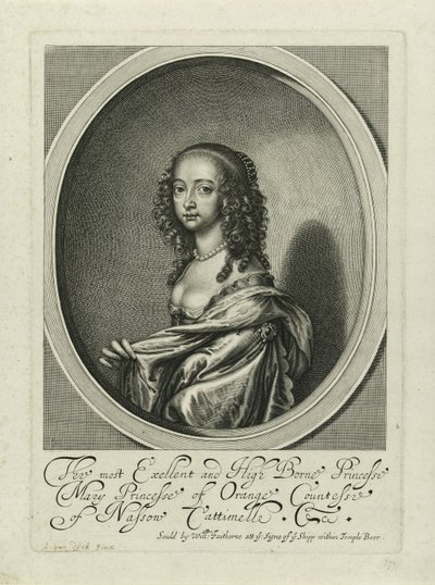 Portrait de Maria Henrietta Stuart - Anonymous