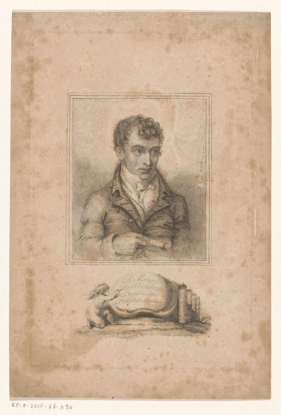 Portrait de Robert Mount, relieur et vendeur d