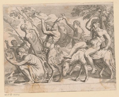 Silenus avec satyres et ménades - Anonymous