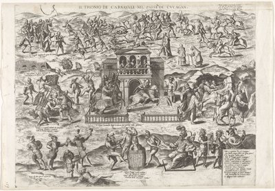 Triomphe du Carnaval sur le Carême au Pays de Cocagne - Anonymous