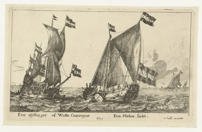 Deux navires : un yacht d