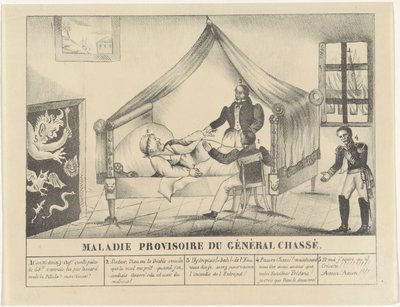 Lit de malade du général Chassé, 1830 - Anonymous