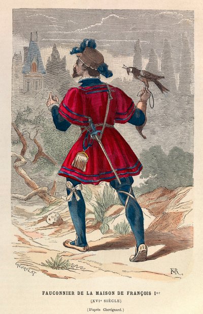 Un fauconnier de la maison du roi François Ier au XVIe siècle - Anonymous Anonymous