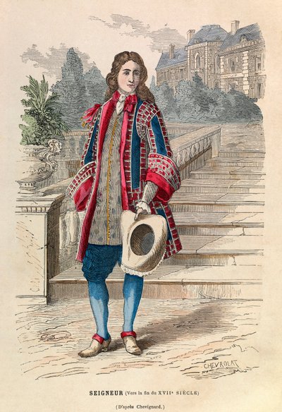 Un seigneur vers la fin du 17ème siècle - Collection privée - Anonymous Anonymous
