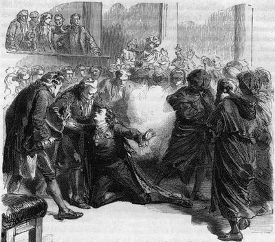 Assassinat de Gustave III de Suède - Assassinat de Gustave III (1746-1792) roi de Suède, lors du bal masqué de l