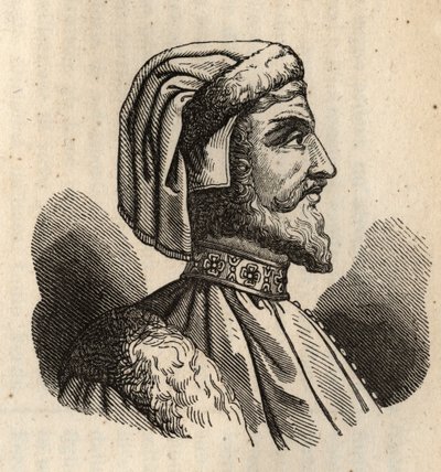 Azzon Visconti (1302-1339) - gravure - Anonymous Anonymous